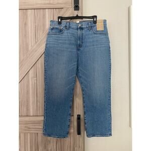 NWT Madewell 90's straight crop 31P